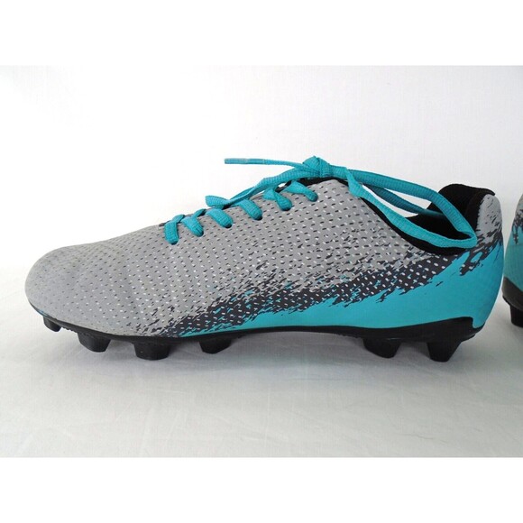 DSG Speed Viper Futbol Soccer Cleats Kids Youth Size 4.5 Soccer Grey & Teal - Picture 6 of 13
